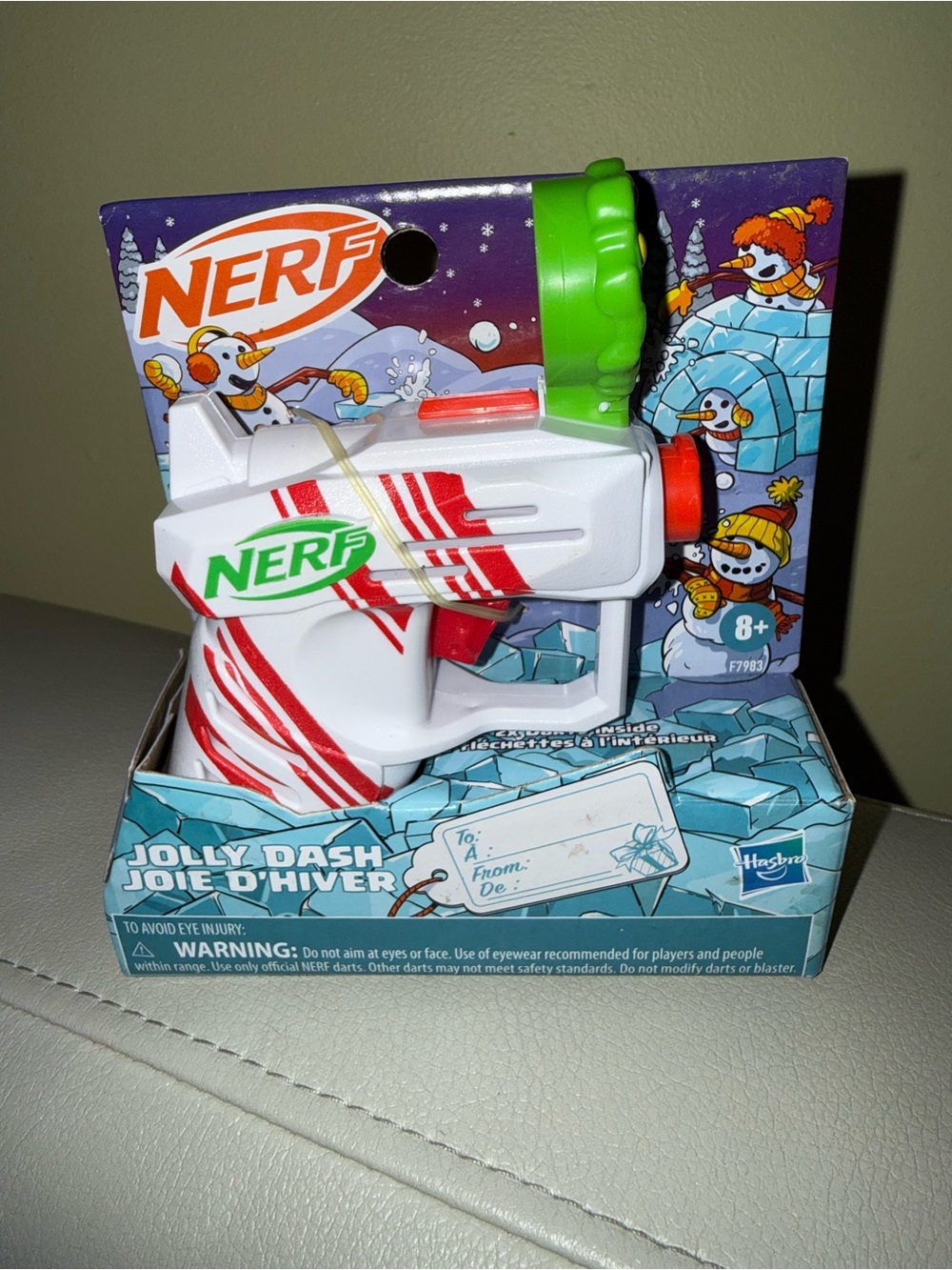 NERF Elite 2.0 Jolly Dash Dart Blast package includes 2 darts